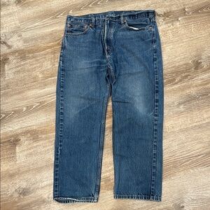 Levi's 505 Classic Straight Fit Denim Jeans